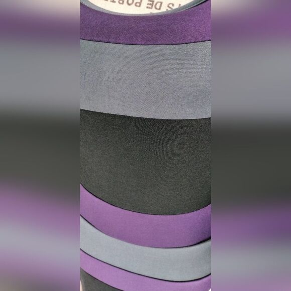 Un Deux Trois Bodycon Striped Dress w/Scoop Neck & Half Sleeves.Sz 16 - Picture 3 of 7